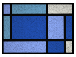 Squares Blue